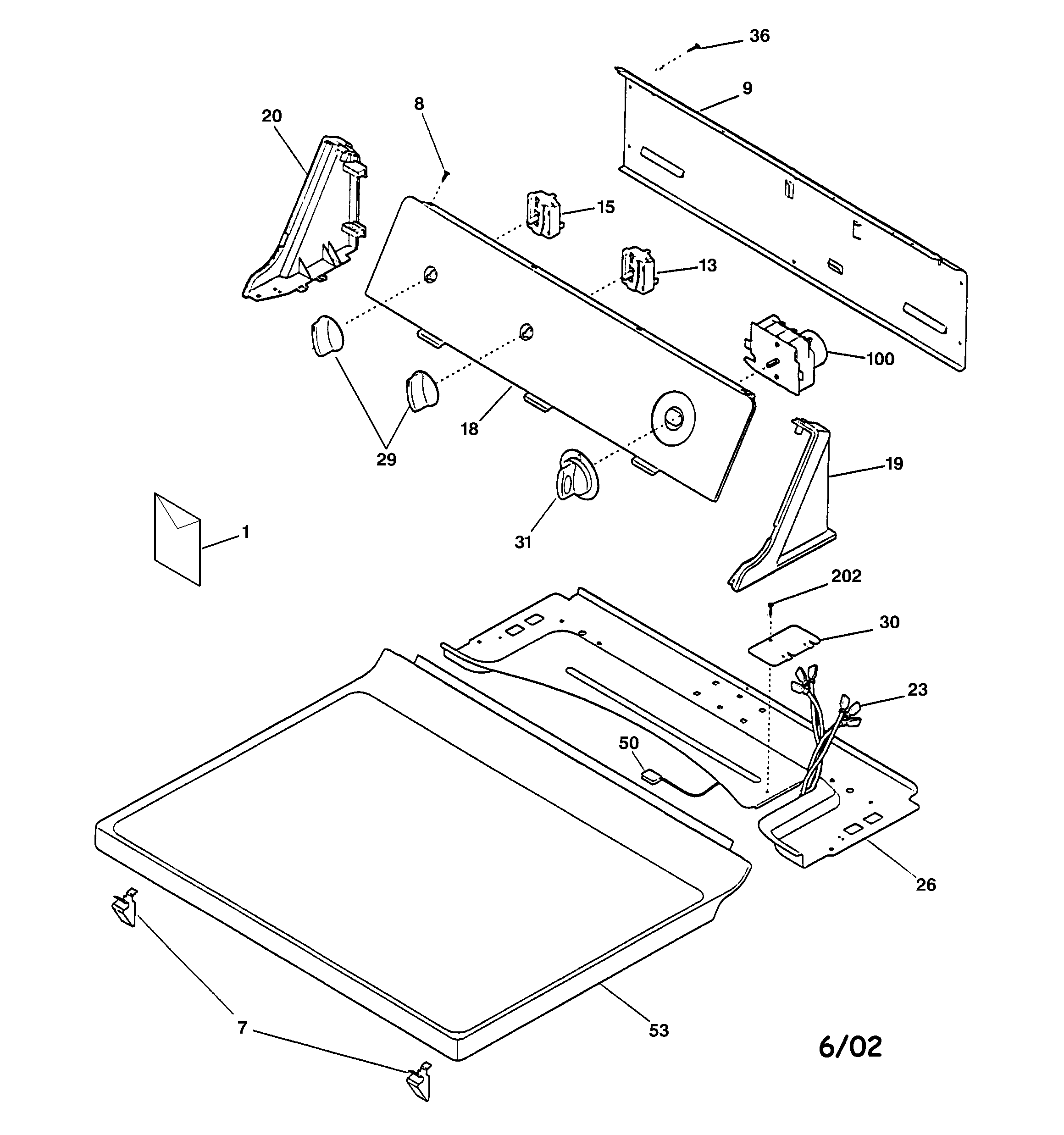 CONTROLS & TOP PANEL