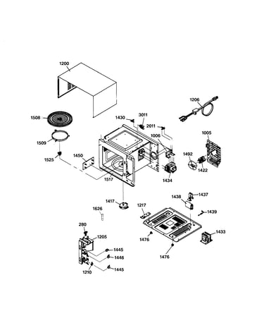 Oven & cabinet parts