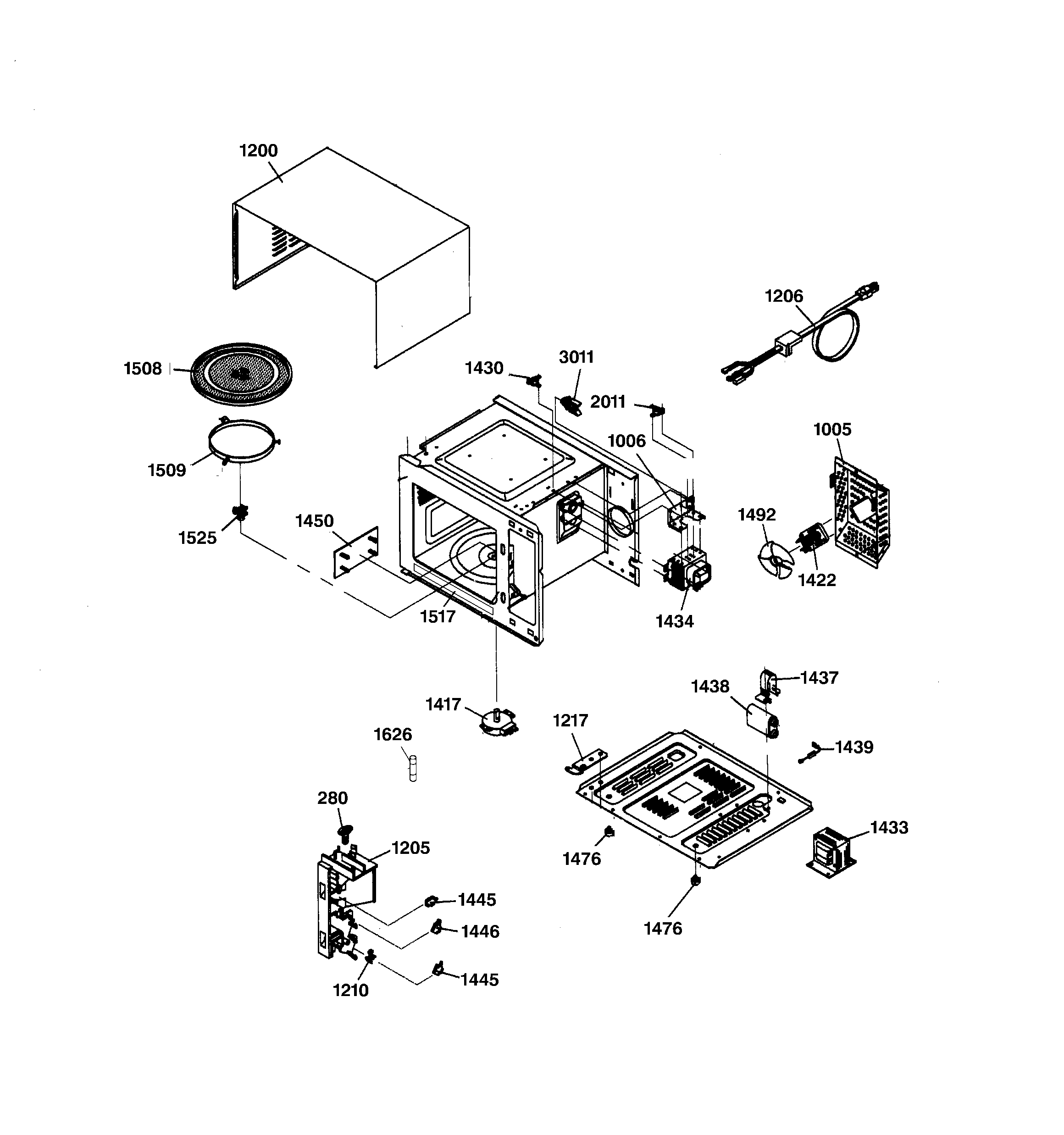 Oven & cabinet parts