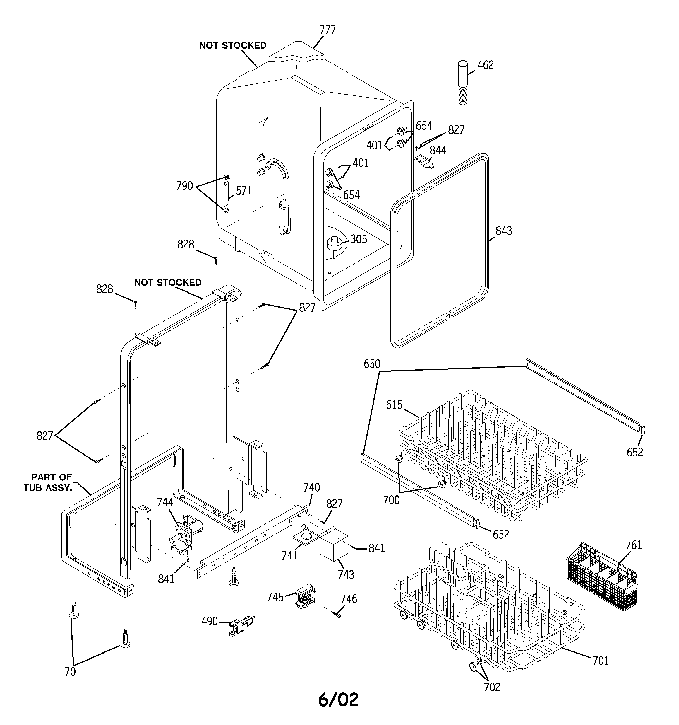 Escutcheon & door assembly