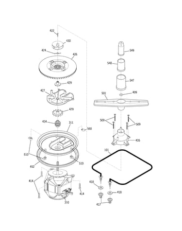 Motor-pump mechanism