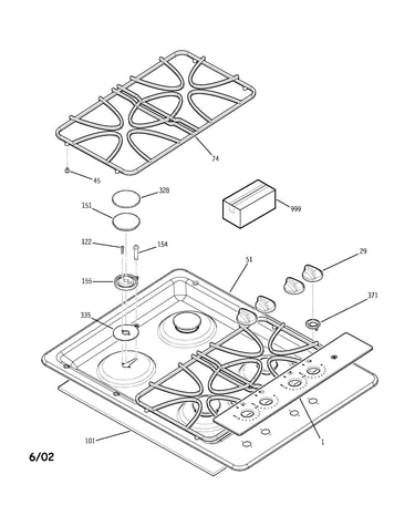 Control panel & cooktop