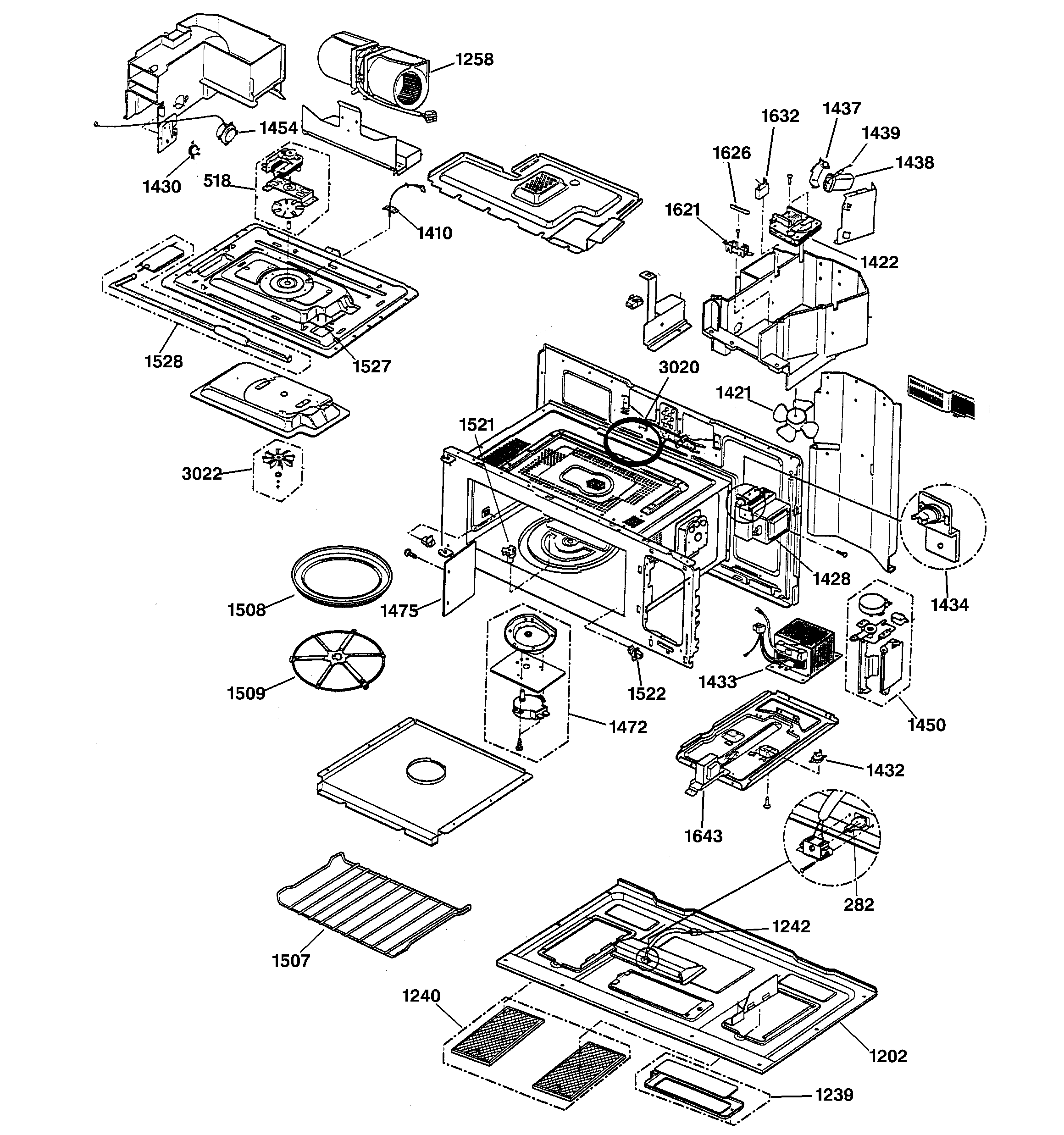 UNIT PARTS & BASE