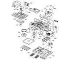 GE JVM1490BD003 unit parts & base diagram