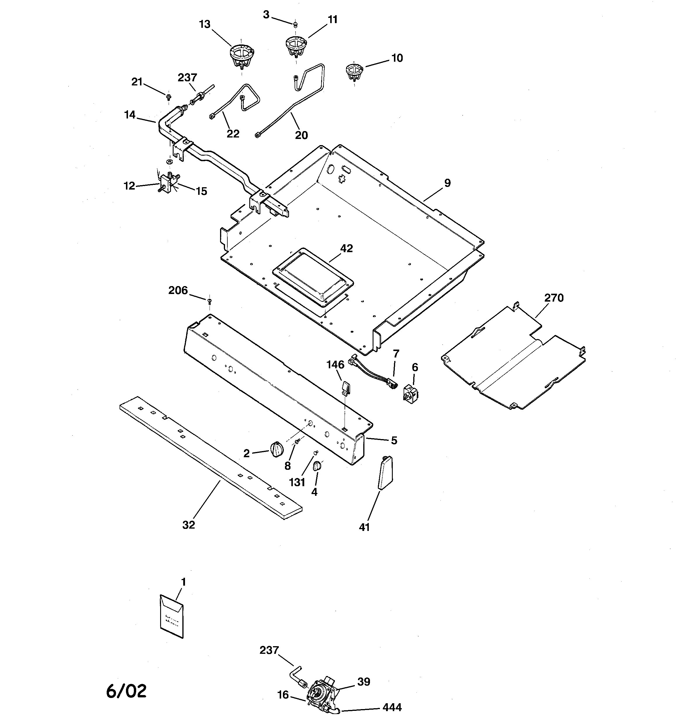 Gas & burner parts