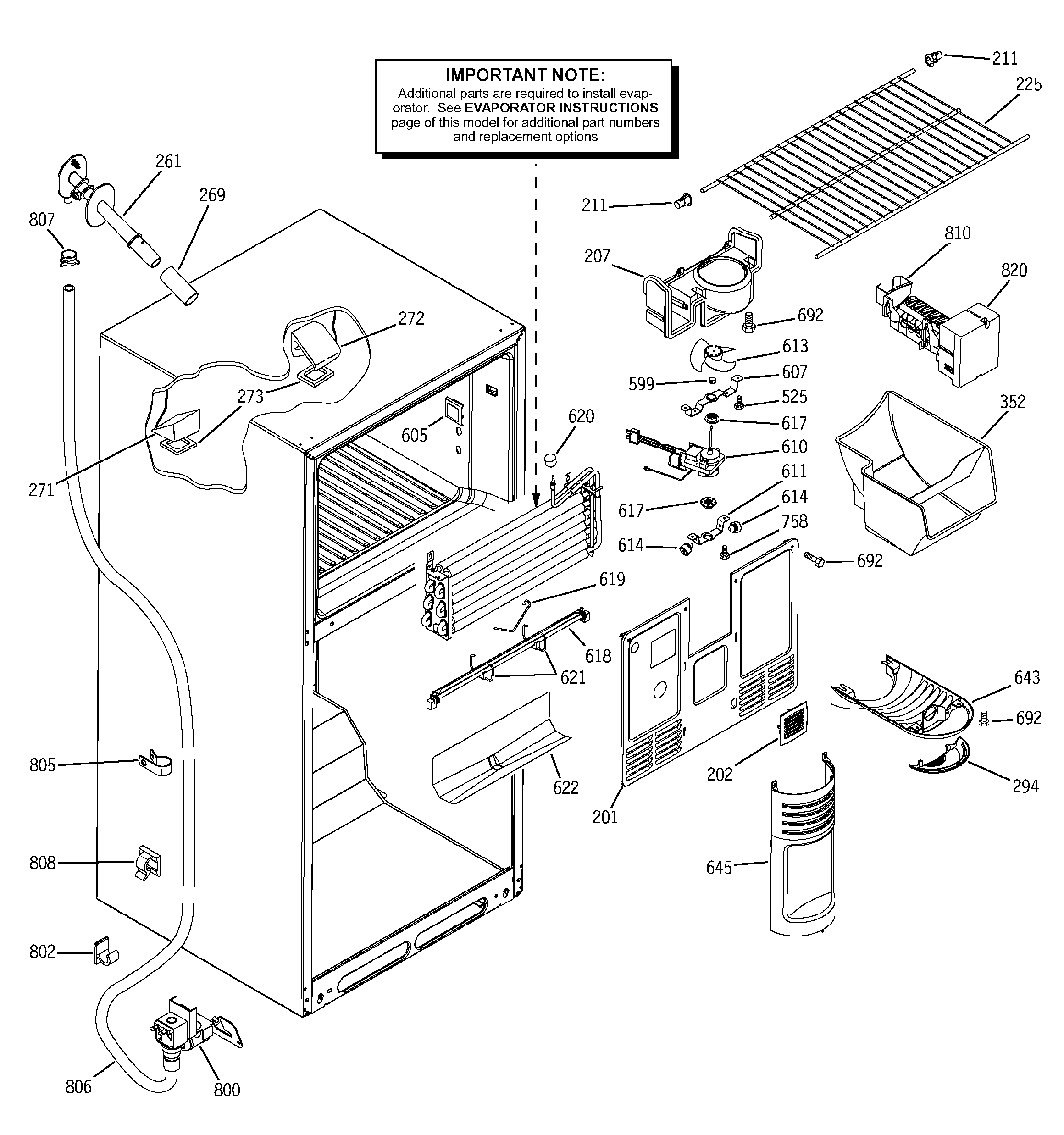 Freezer section