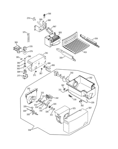 Ice maker & dispenser