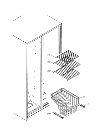 Freezer shelves