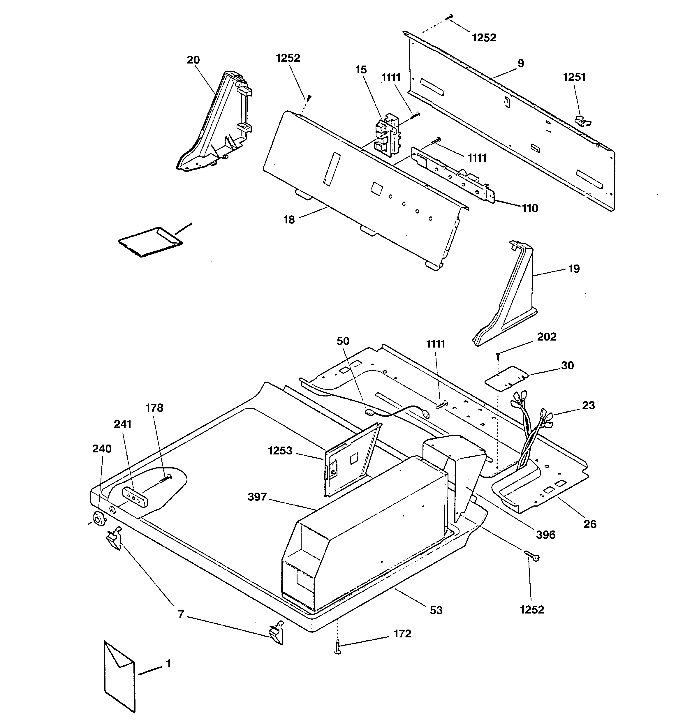 CONTROLS & TOP PANEL