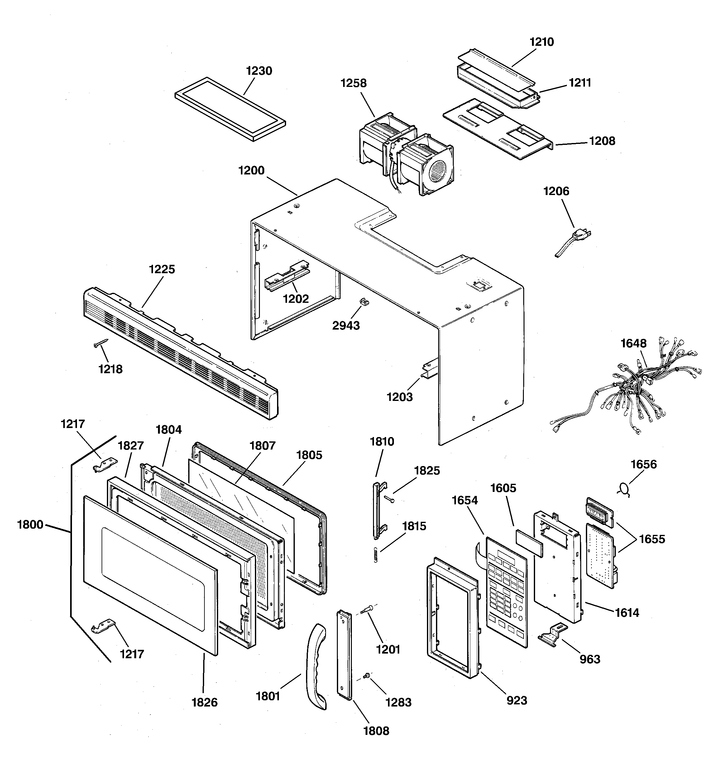 Case, door & controls