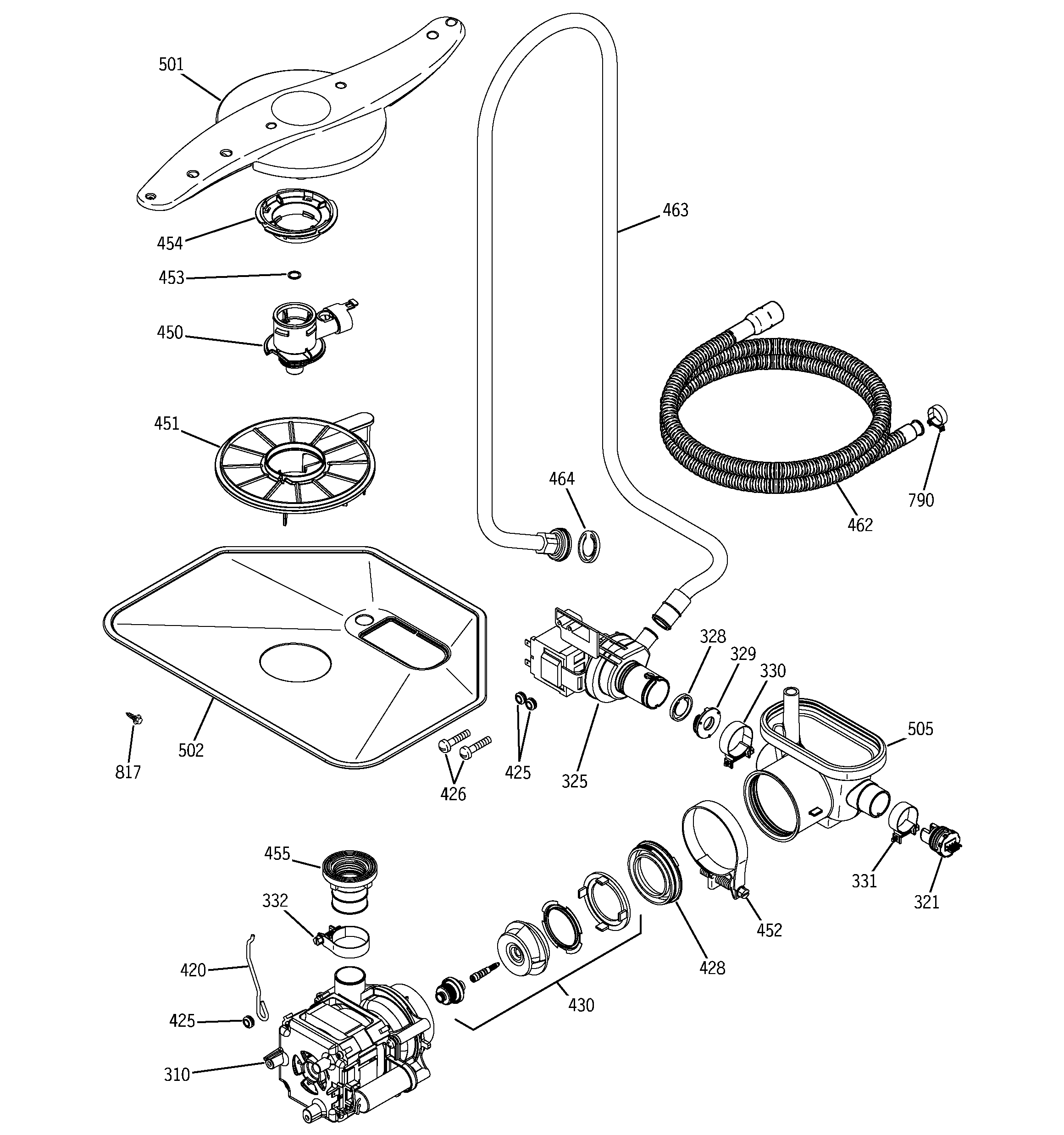 Motor-pump mechanism