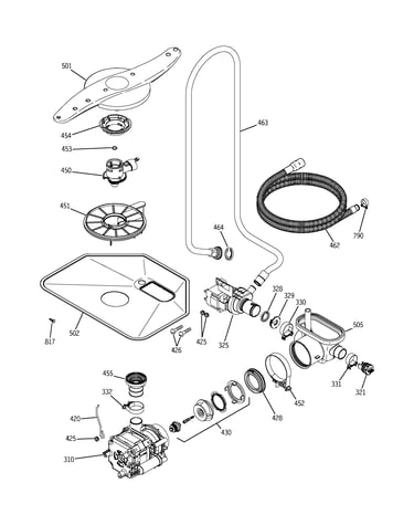 Motor-pump mechanism