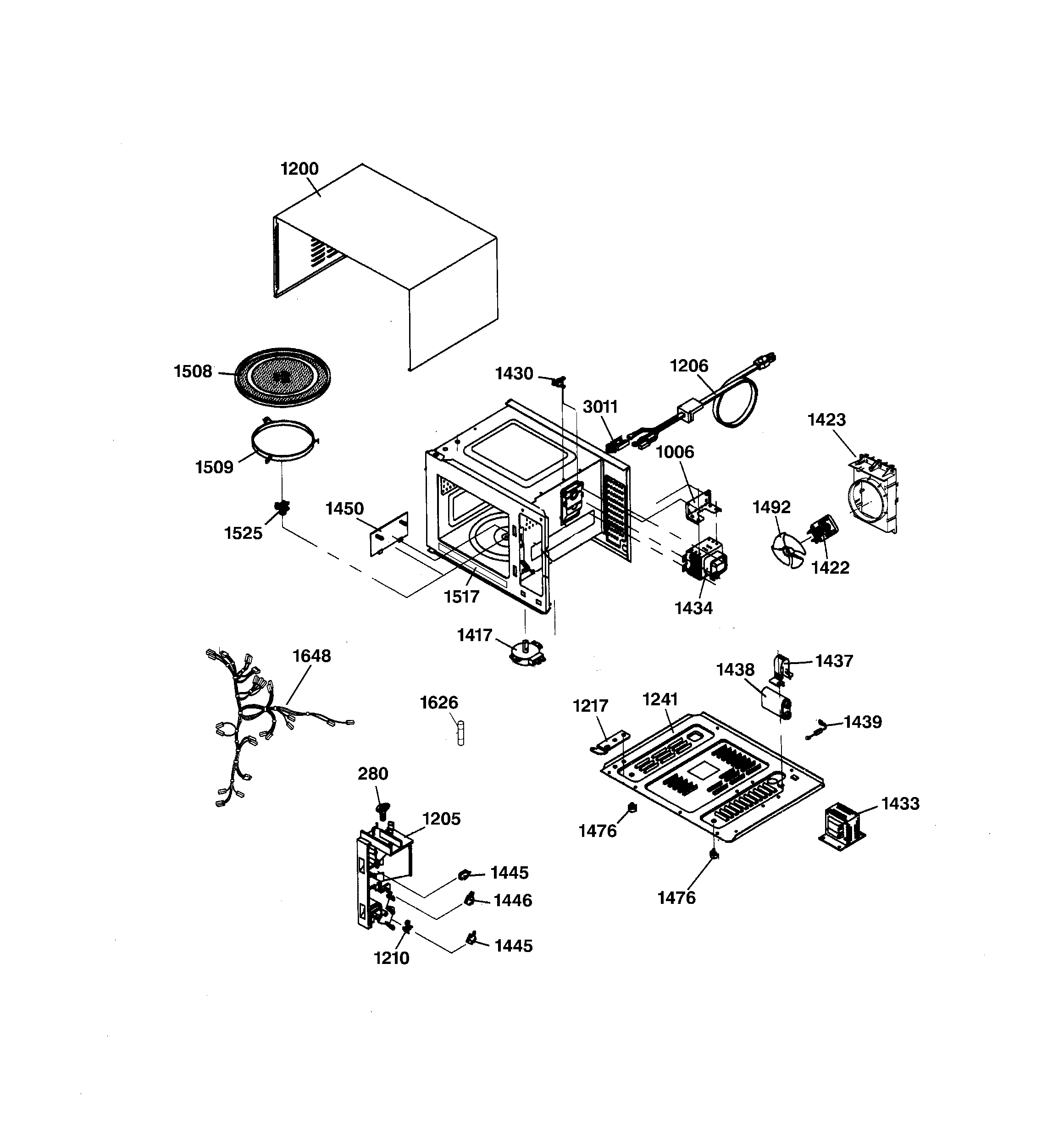 Oven & cabinet parts