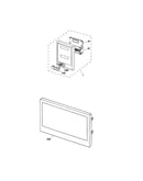 Microwave control panel & door