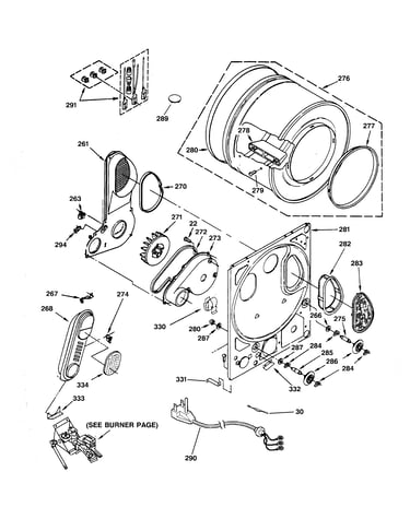 Dryer bulkhead parts