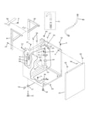 Washer cabinet & dryer support
