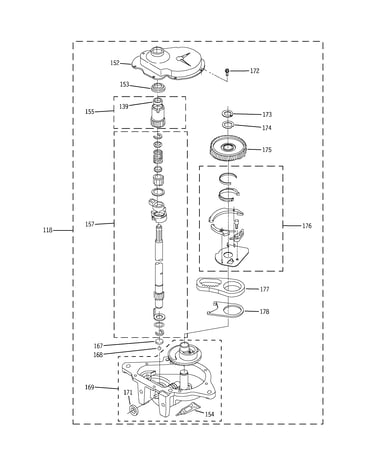 Gearcase parts