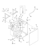 Washer cabinet & dryer support