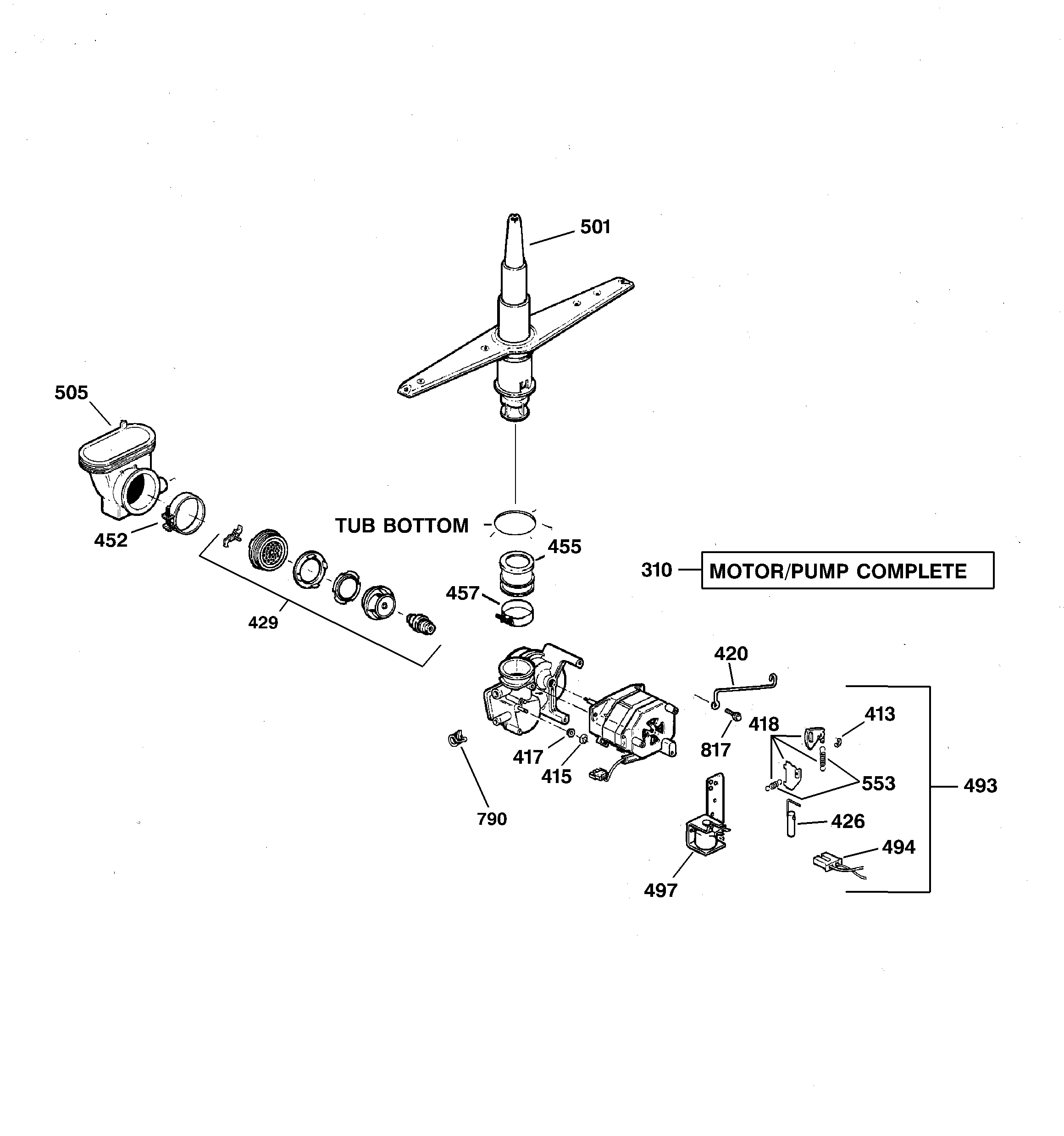 Motor-pump mechanism