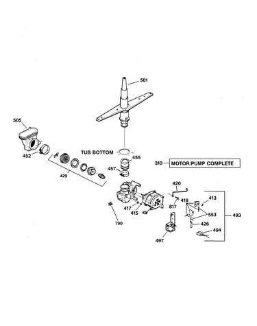 Motor-pump mechanism