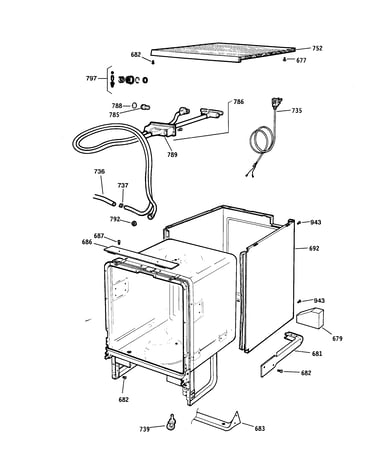 Cabinet & exterior parts