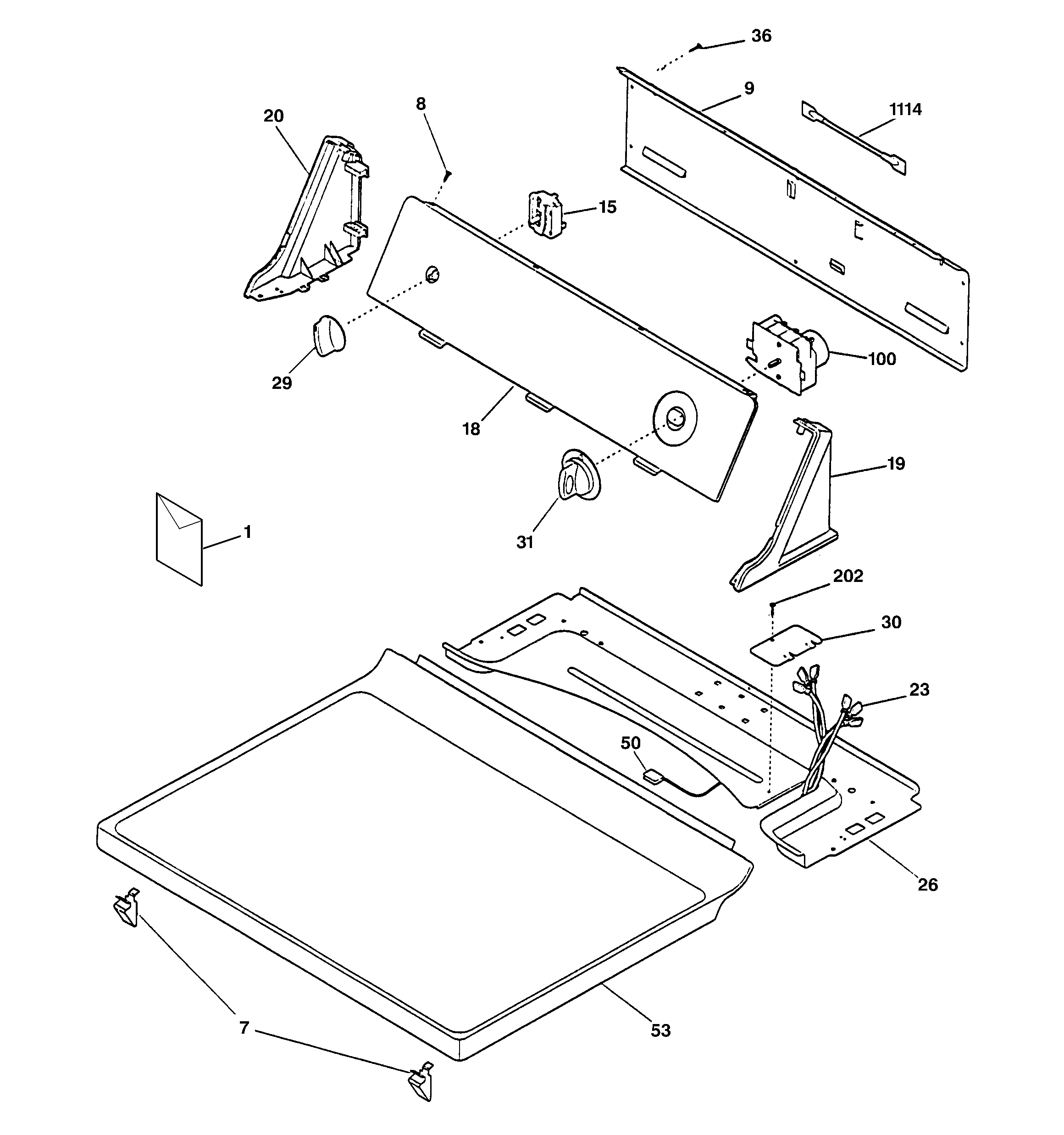 CONTROLS & TOP PANEL