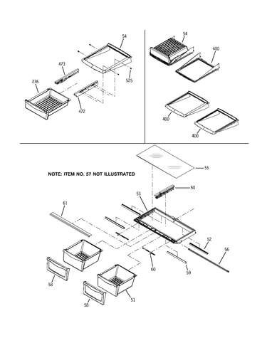 Shelving assemblies