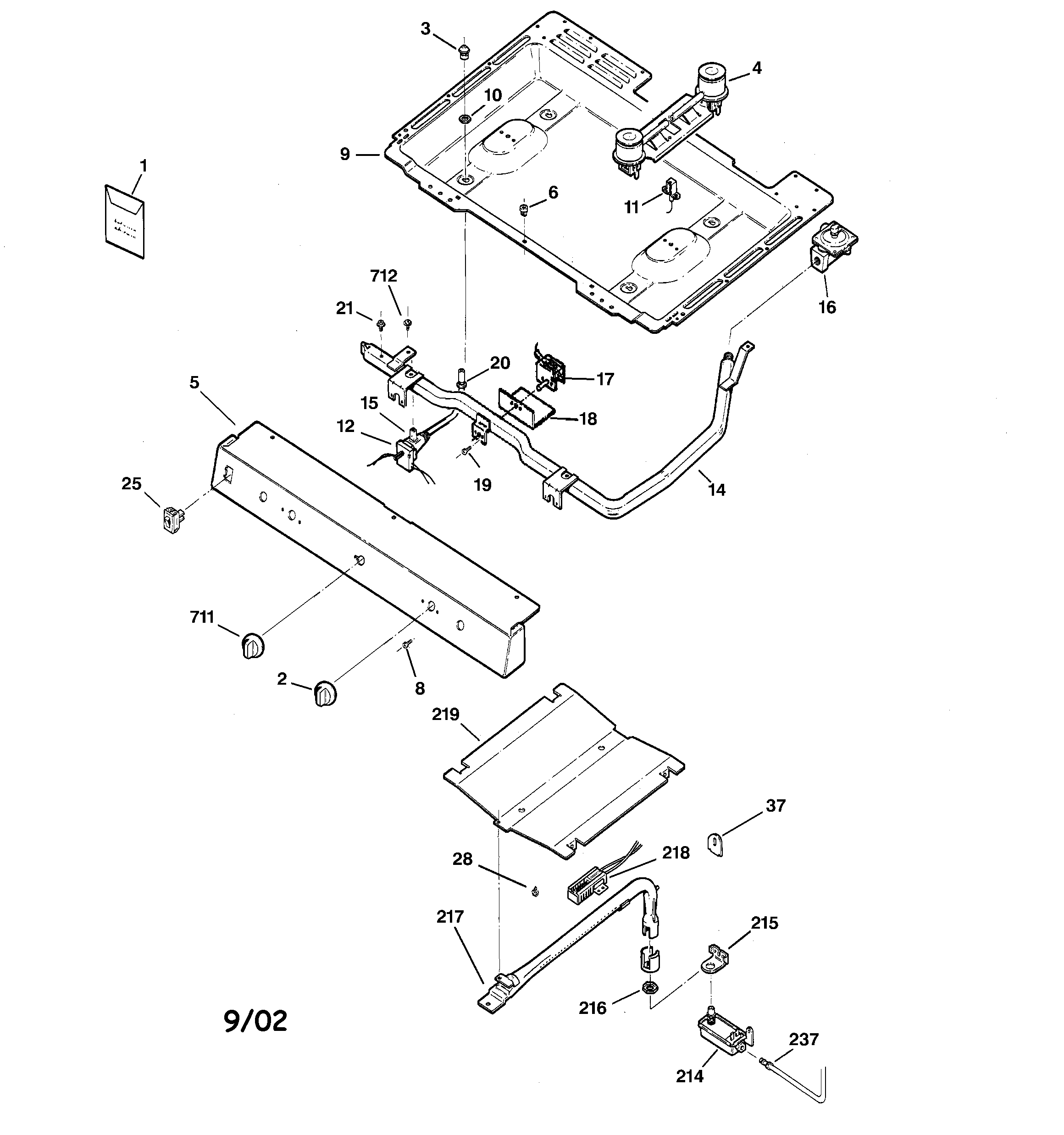 Gas & burner parts