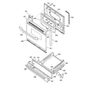 GE JGSS05BEA7BB door & drawer parts diagram