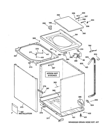 Cabinet, cover & front panel