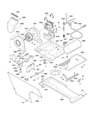 Dryer motor, blower & belt
