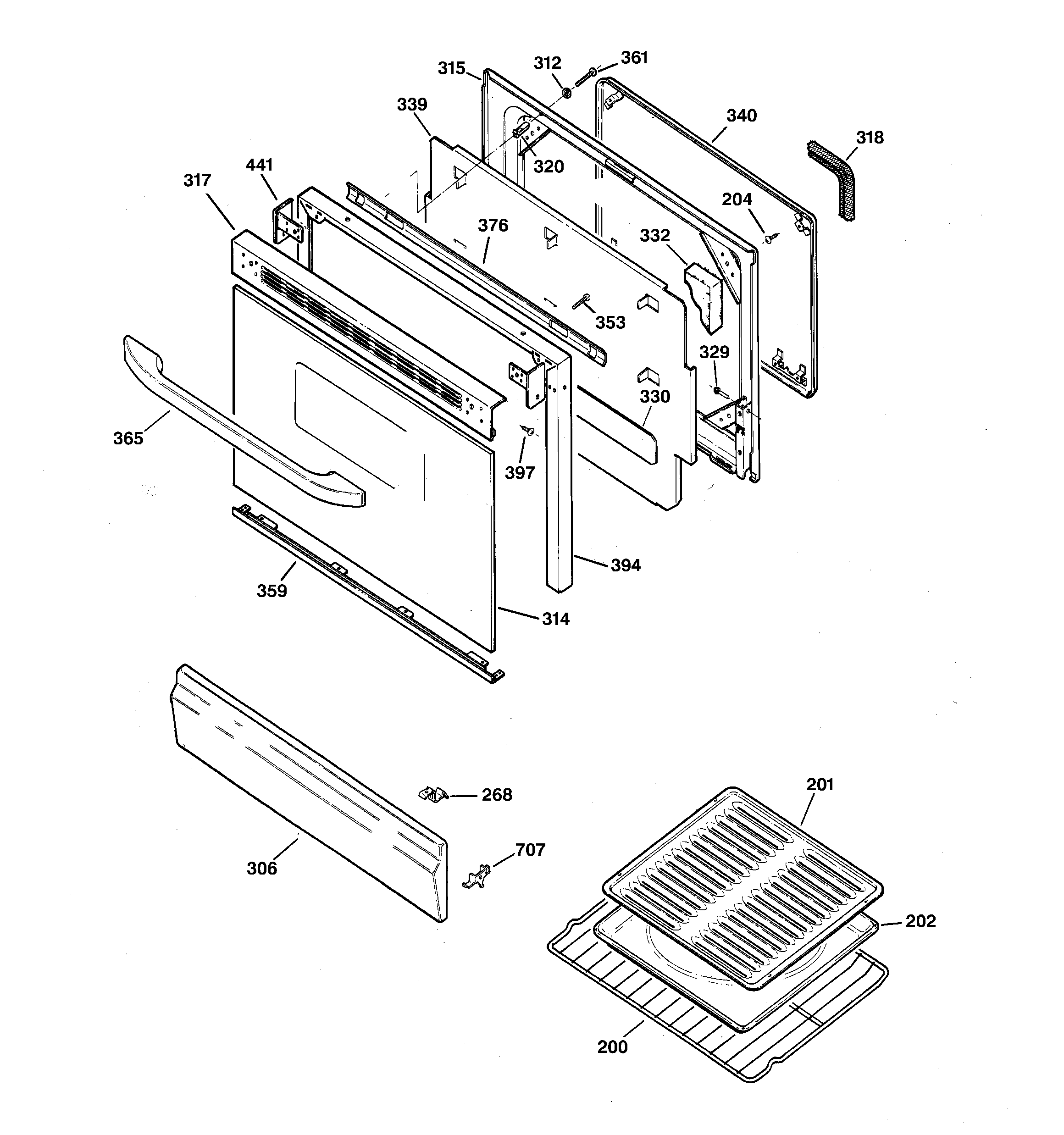 Door & drawer parts