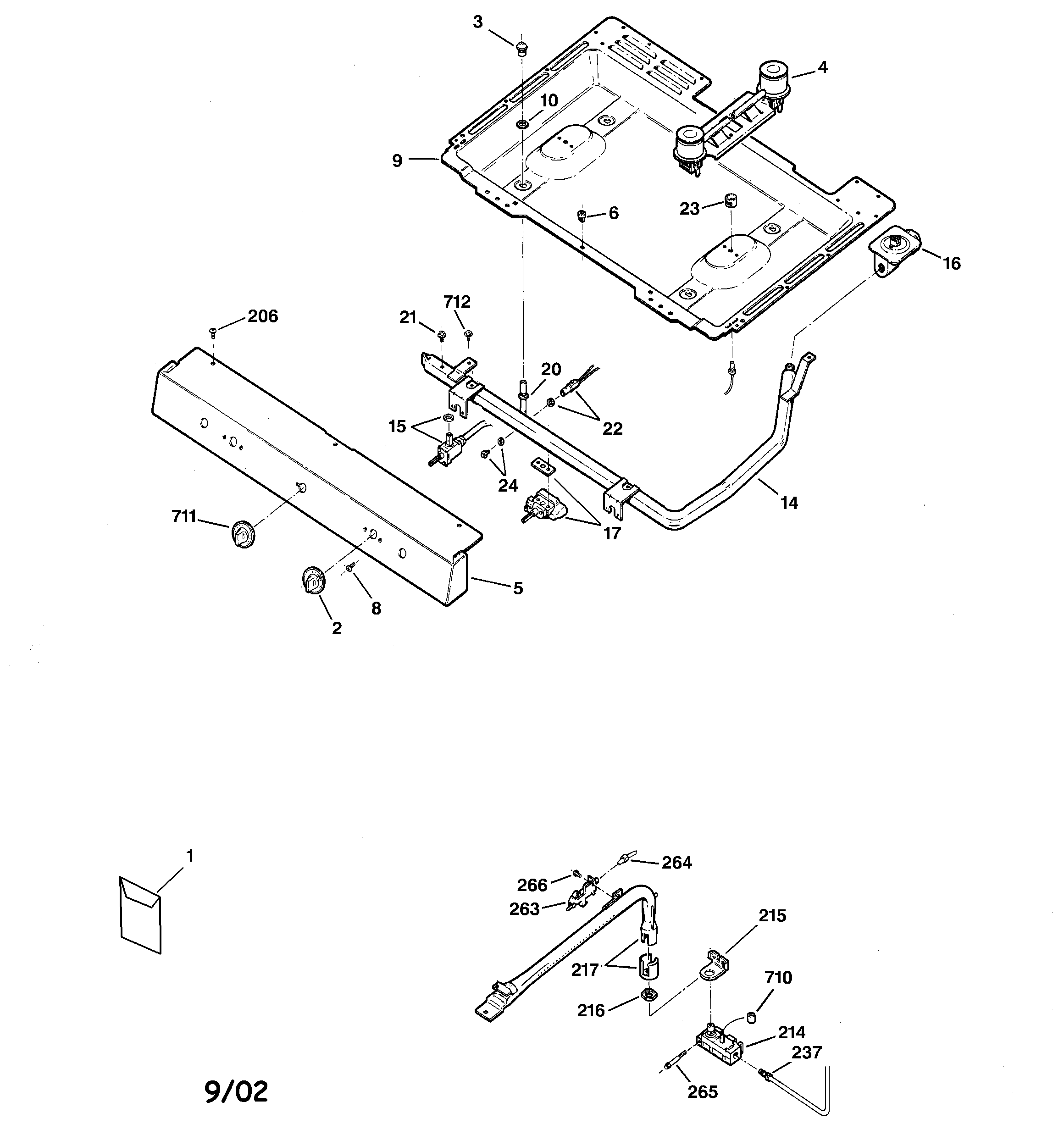 Gas & burner parts