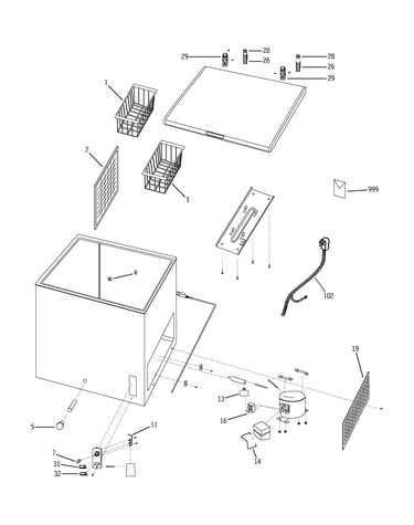 Freezer parts
