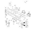 GE WSM2780WCWWW console & controls diagram