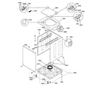 GE WSM2780WCWWW washer cabinet diagram