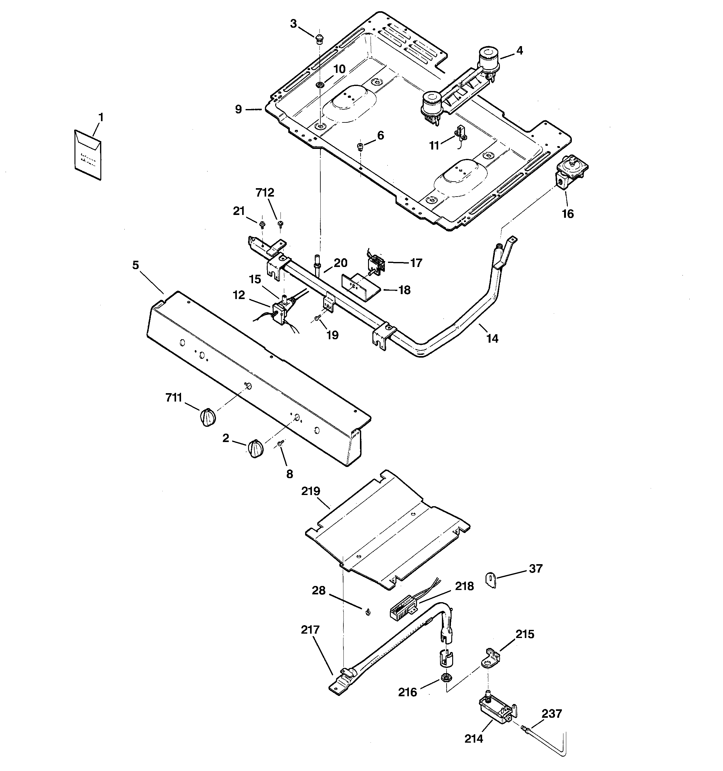 Gas & burner parts