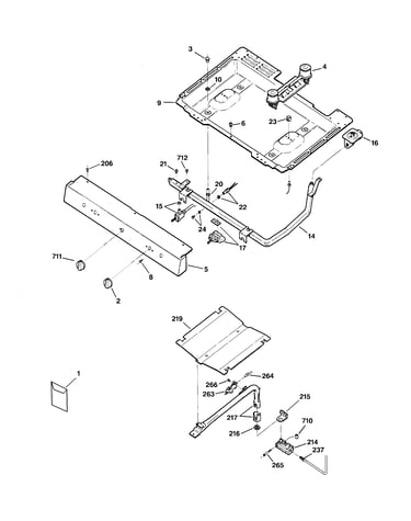 Gas & burner parts