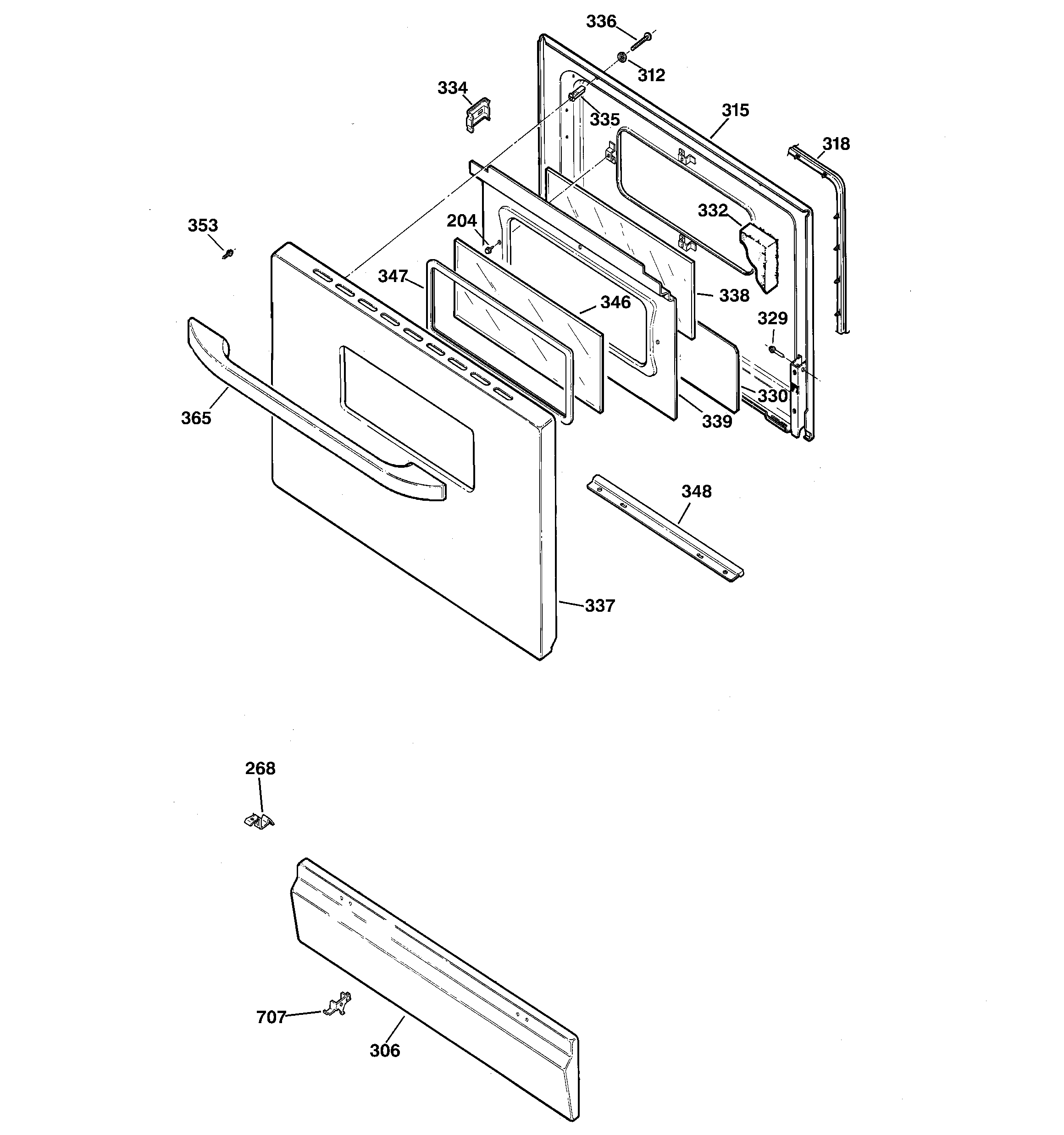 Door & drawer parts