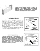 Evaporator instructions
