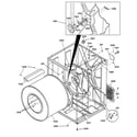GE DCCH43GA0WW cabinet & drum diagram