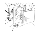 GE DS4500EB0WW front panel & lint filter diagram