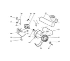 GE DSKS333EC0WW blower & motor diagram