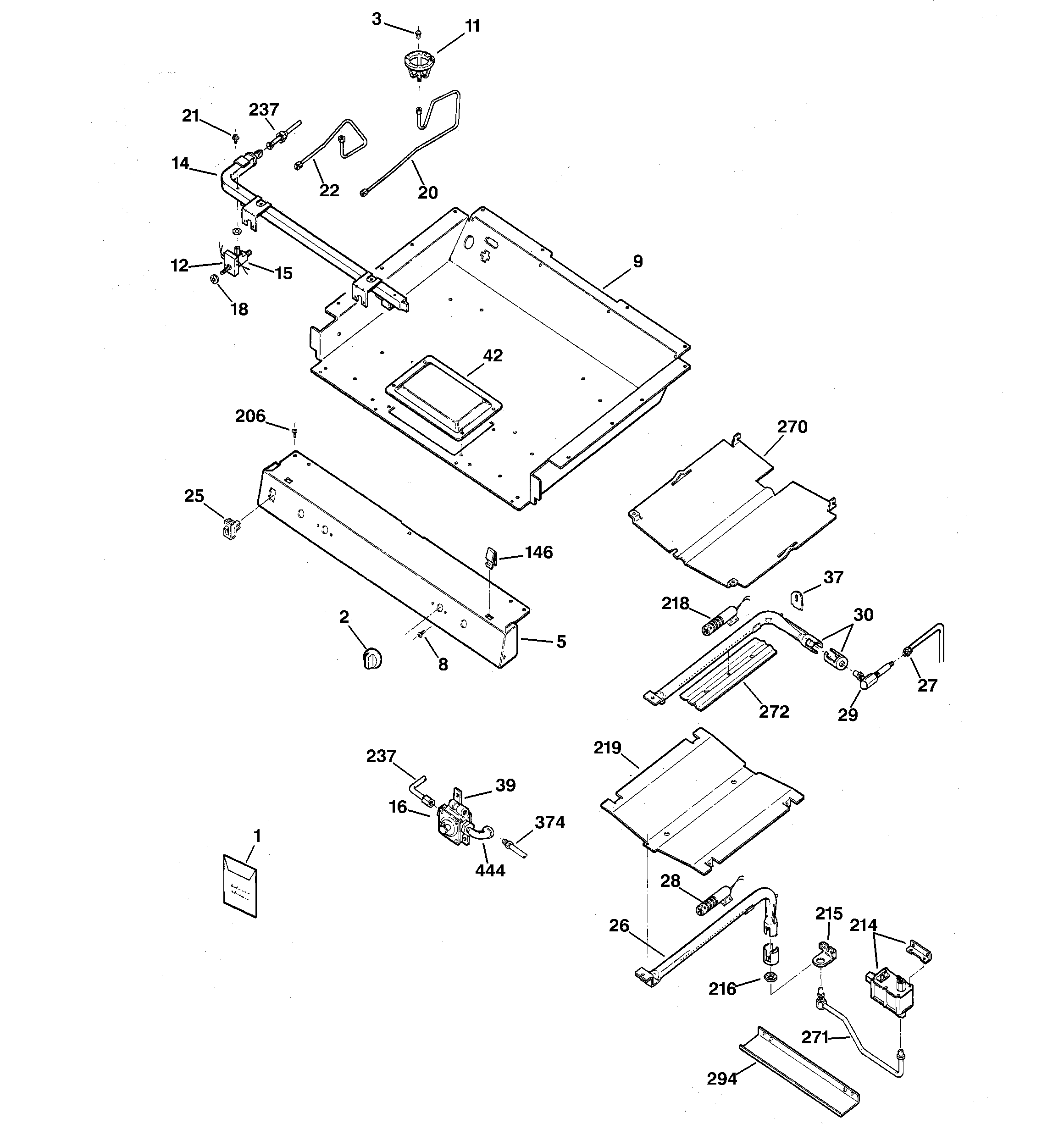 Gas & burner parts
