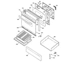 GE JGBP28TED2WW door & drawer parts diagram