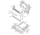 GE JGBS04BPA2CT door & drawer parts diagram