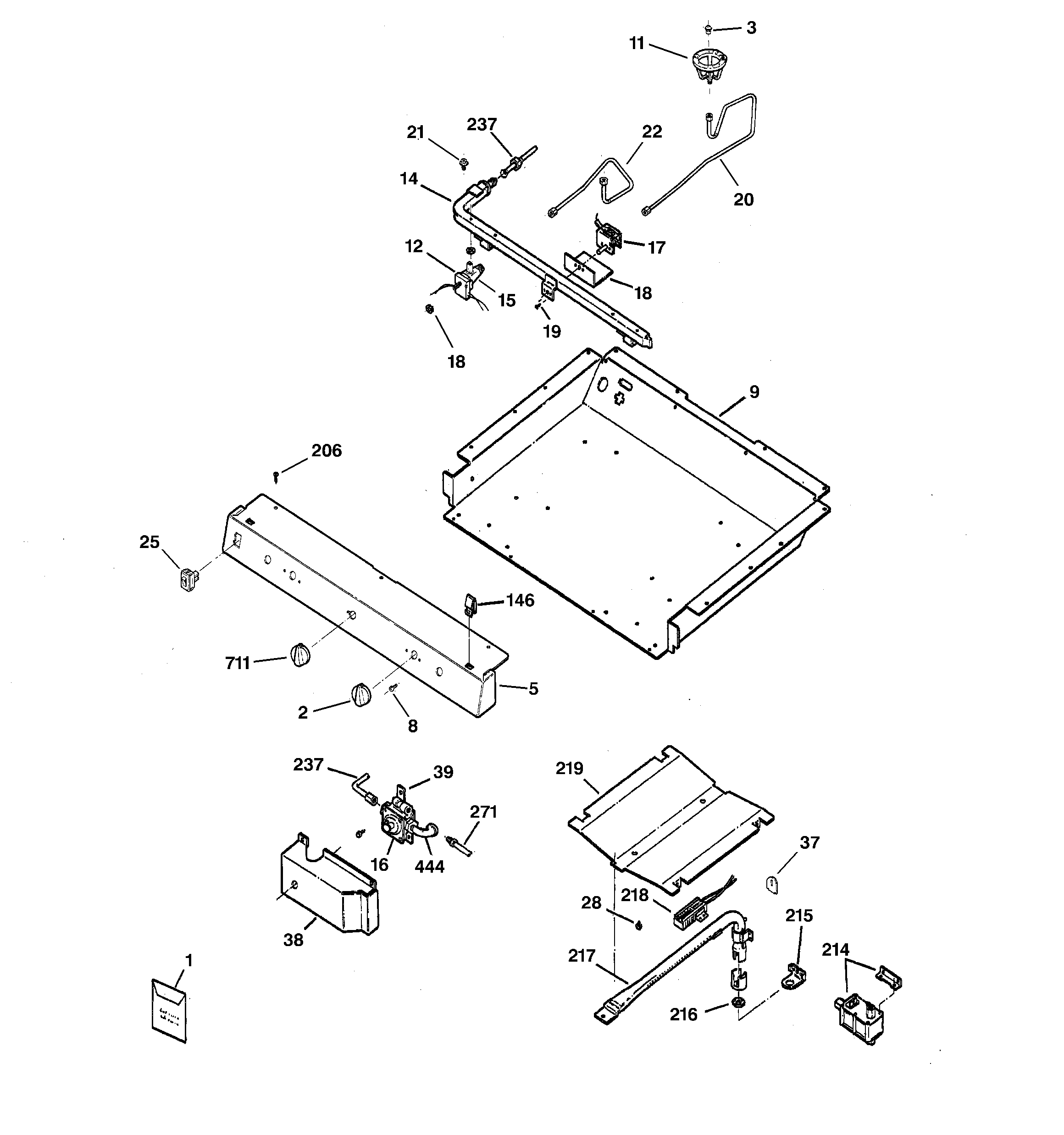 Gas & burner parts