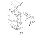 GE ZCG3500DSS-01 cabinet & control parts diagram