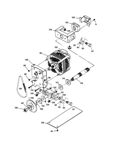 Motor & drive parts