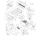 GE JVM1190CB002 door & case parts diagram